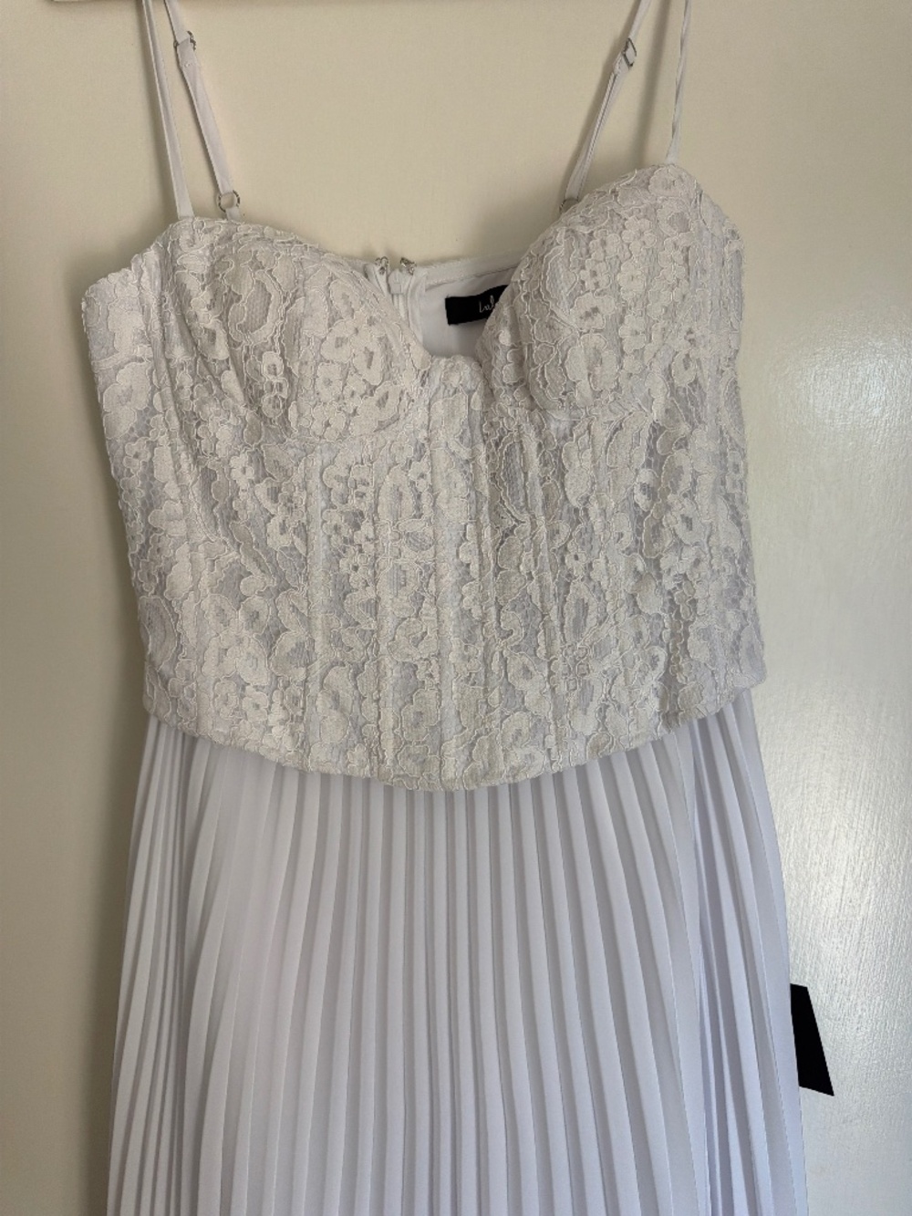 Lulus bridal dress